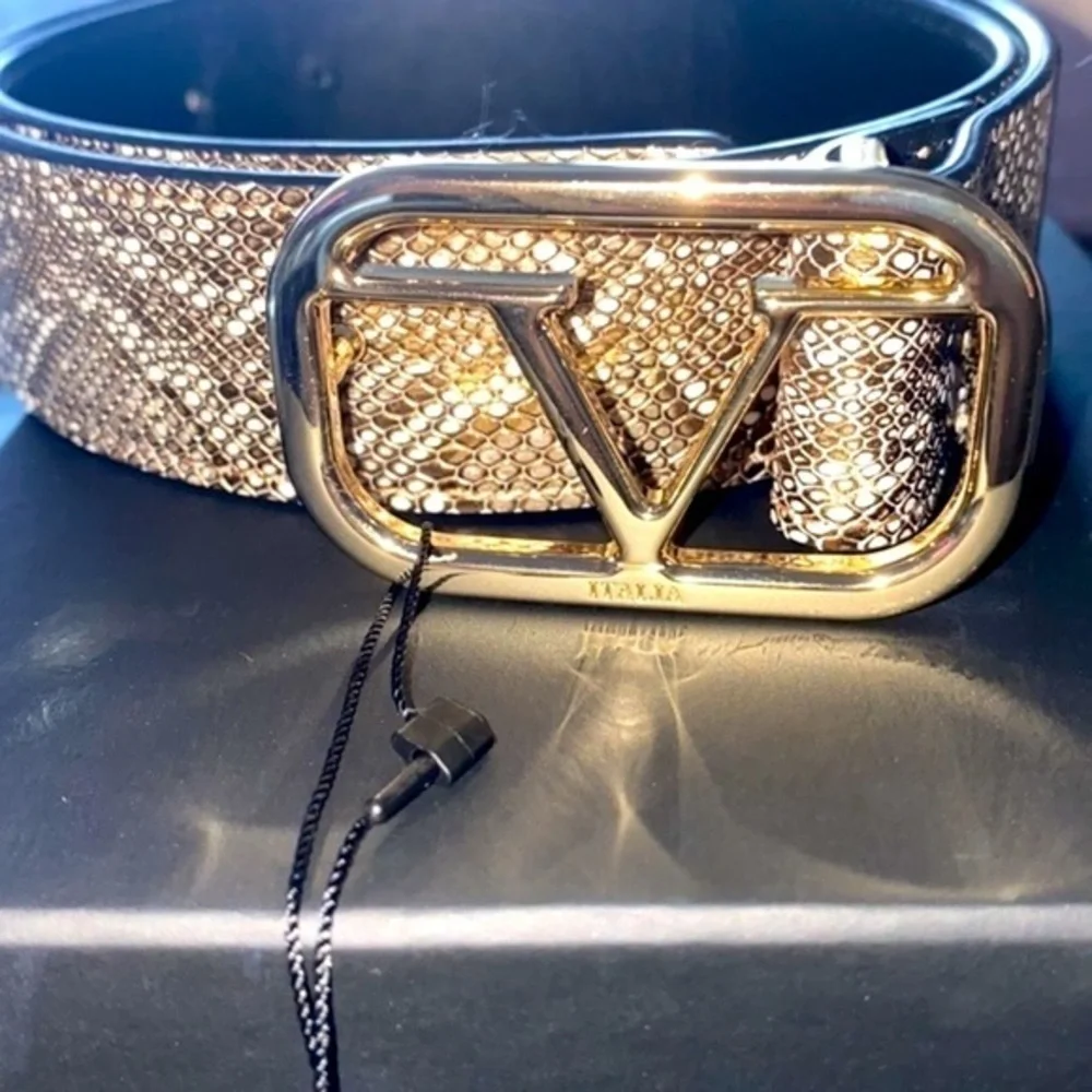 VITALIA MADE IN ITALY New Textured Leather Belt